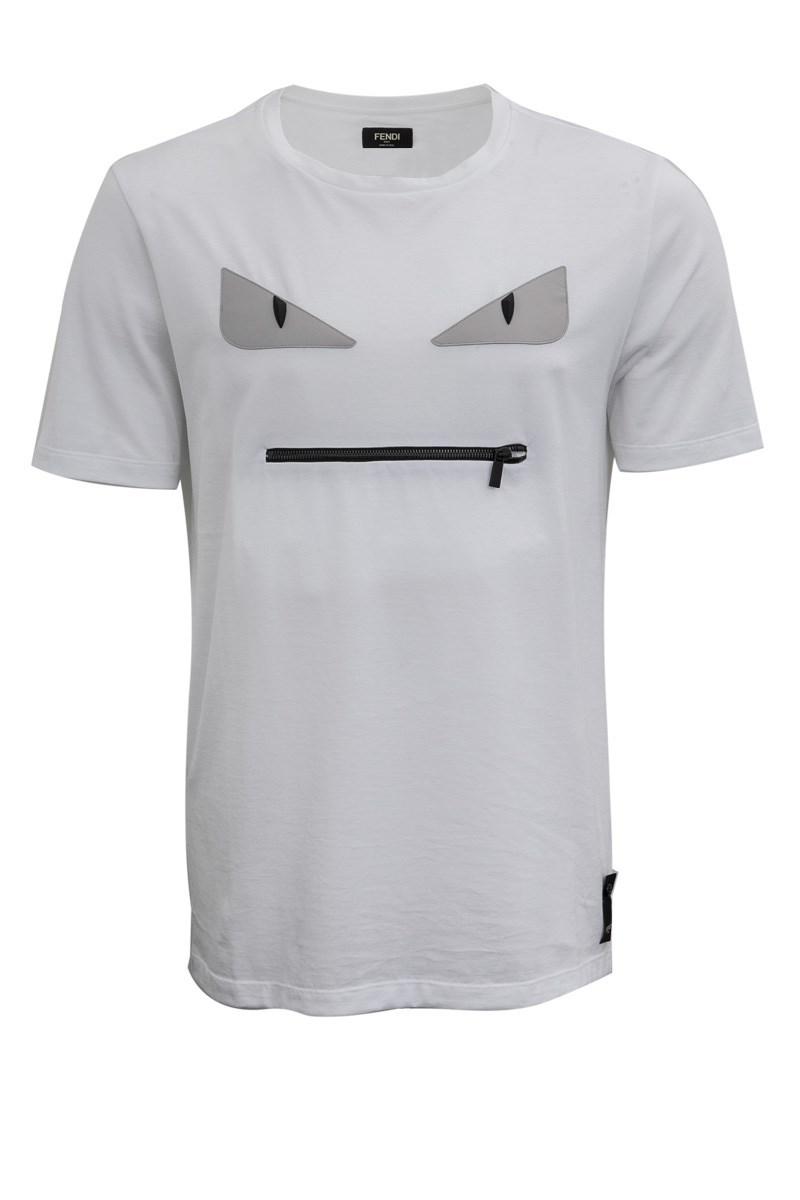 White Fendi T Shirt Best Sale, UP TO 68% OFF | www 