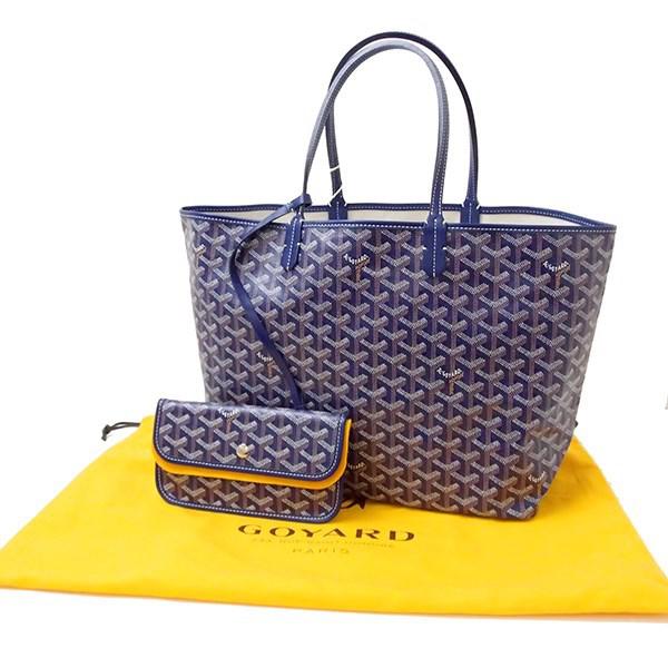 goyard tote bag blue