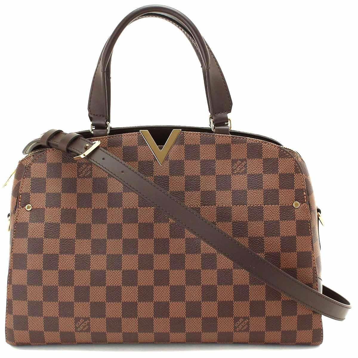 Louis Vuitton Canvas Damier Kensington Bowling Hand Shoulder Bag N41505 90048128.. in Brown - Lyst