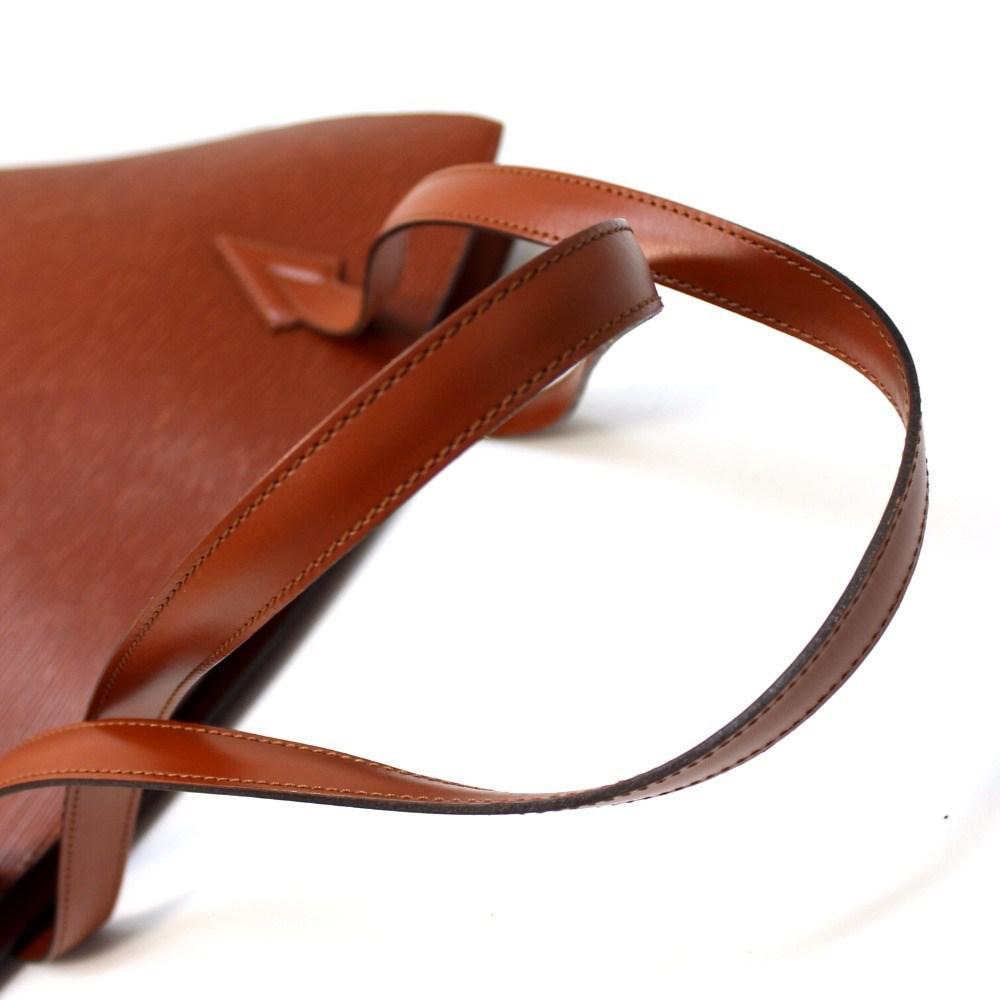 Louis Vuitton Epi Saint Jacques Shopping Tote Bag Shoulder Bag Brown Epi Leather M52263 - Lyst