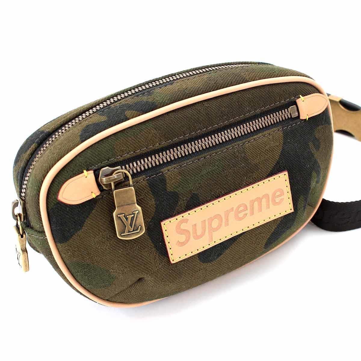 Louis Vuitton Canvas Supreme Bumbag Pm Body Bag Camouflage M44202 90045039.. in Green for Men - Lyst