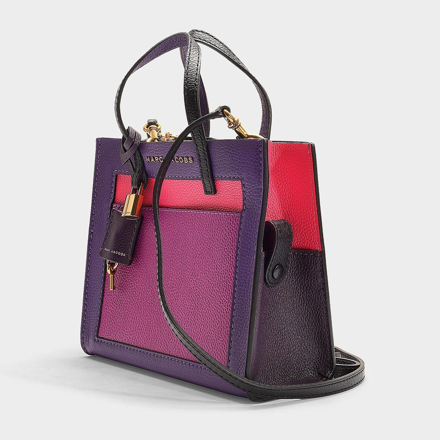 Marc Jacobs Mini Grind Tote Bag in Purple - Lyst