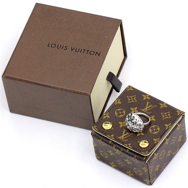 Louis Vuitton Monogram Ring Silber