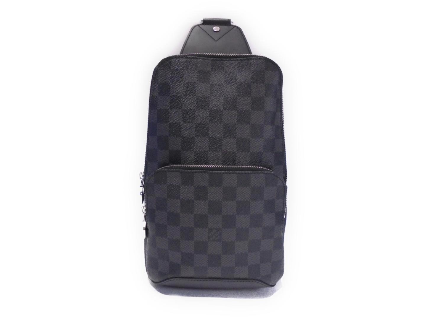 Louis Vuitton Avenue Sling Bag Cross Body Damier Graphite N41719 in Black for Men - Lyst