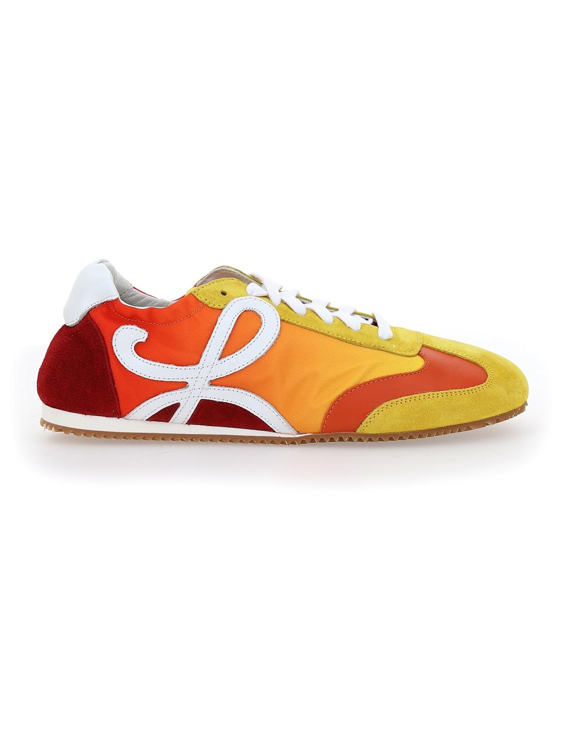 Loewe Leather Ballet Runner Sneakers in Yellow for Men - Lyst