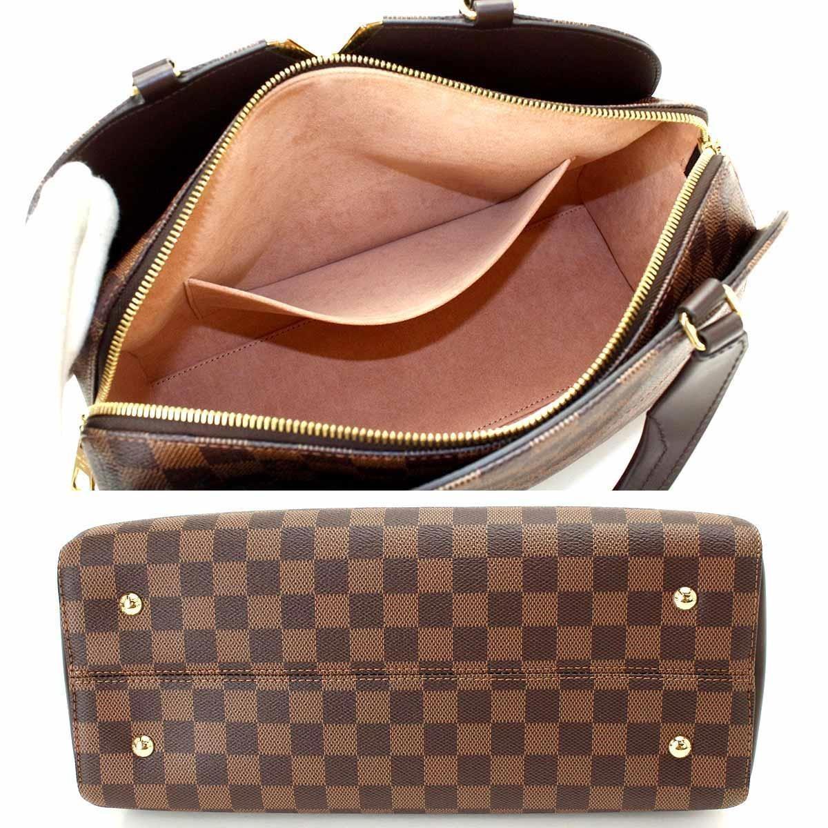 Louis Vuitton Canvas Damier Kensington Bowling Hand Shoulder Bag N41505 90048128.. in Brown - Lyst