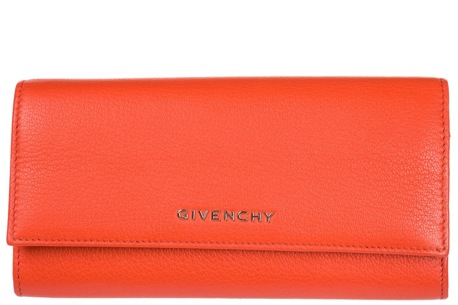 Givenchy Women&#39;s Wallet Genuine Leather Coin Case Holder Purse Card Bifold Nuovo Pandora in ...
