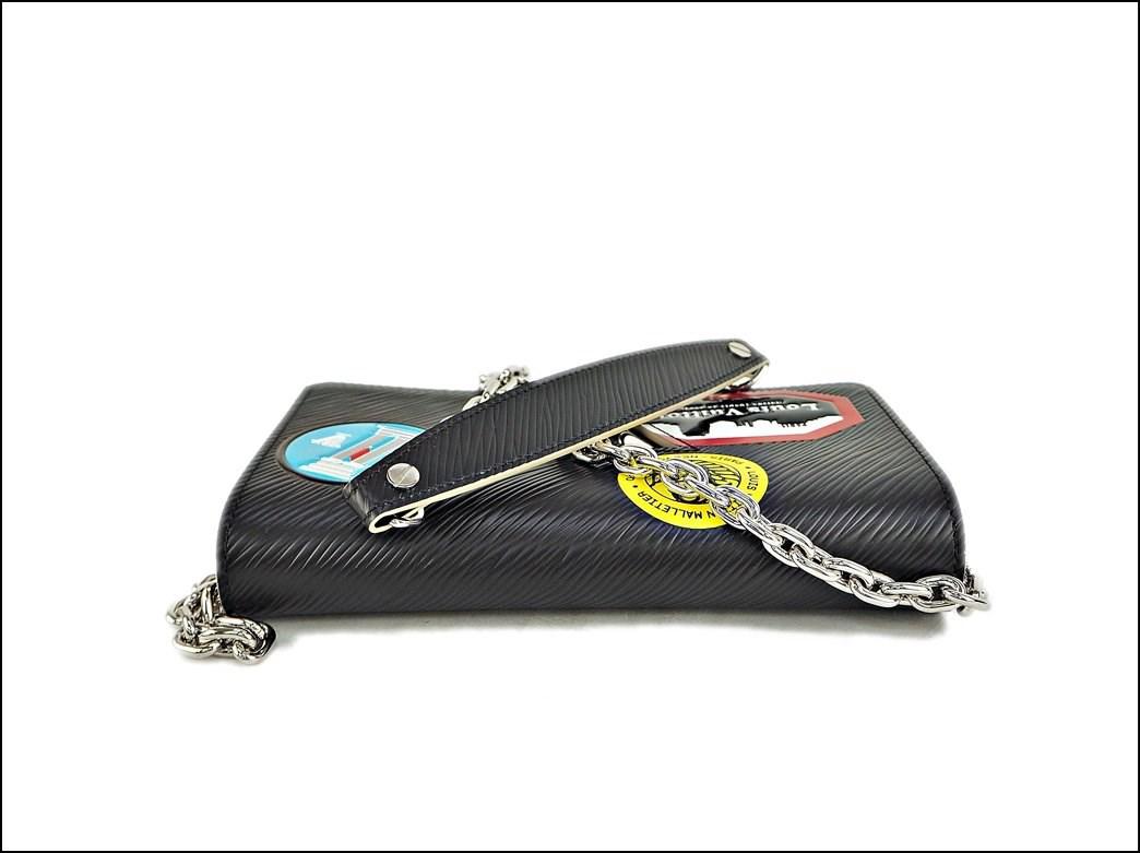 Louis Vuitton Mini Shoulder Bag Twist Mm Epi Leather Noir Black M52105 Classic Hotel Sticker (s ...