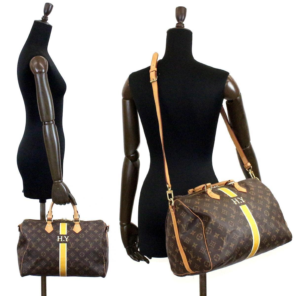 Louis Vuitton Leather Mon Monogram Speedy Band Riel 35 Hand Bag M41524 90041975.. in Brown - Lyst