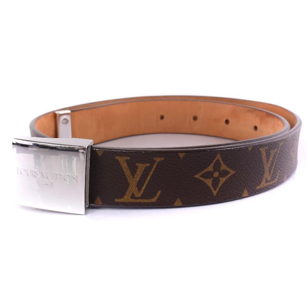 Louis Vuitton Damier Ebene Men's Belt | semashow.com