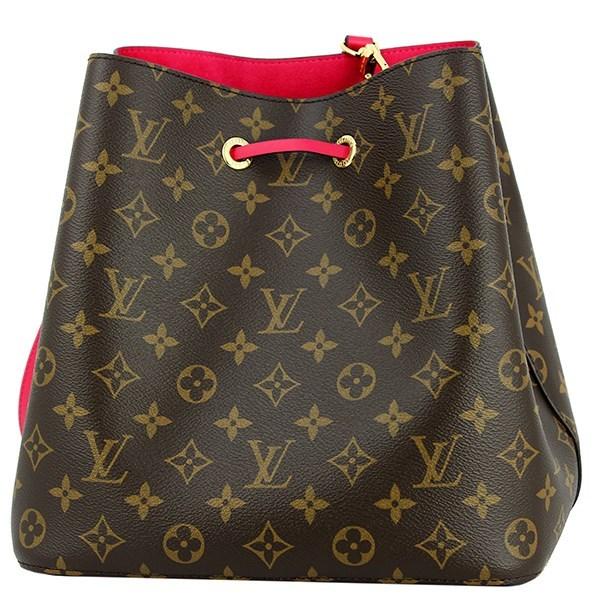 Louis Vuitton Neo-noe Monogram Pink Brown Bucket Bag Shoulder Bag [new] in Brown - Lyst