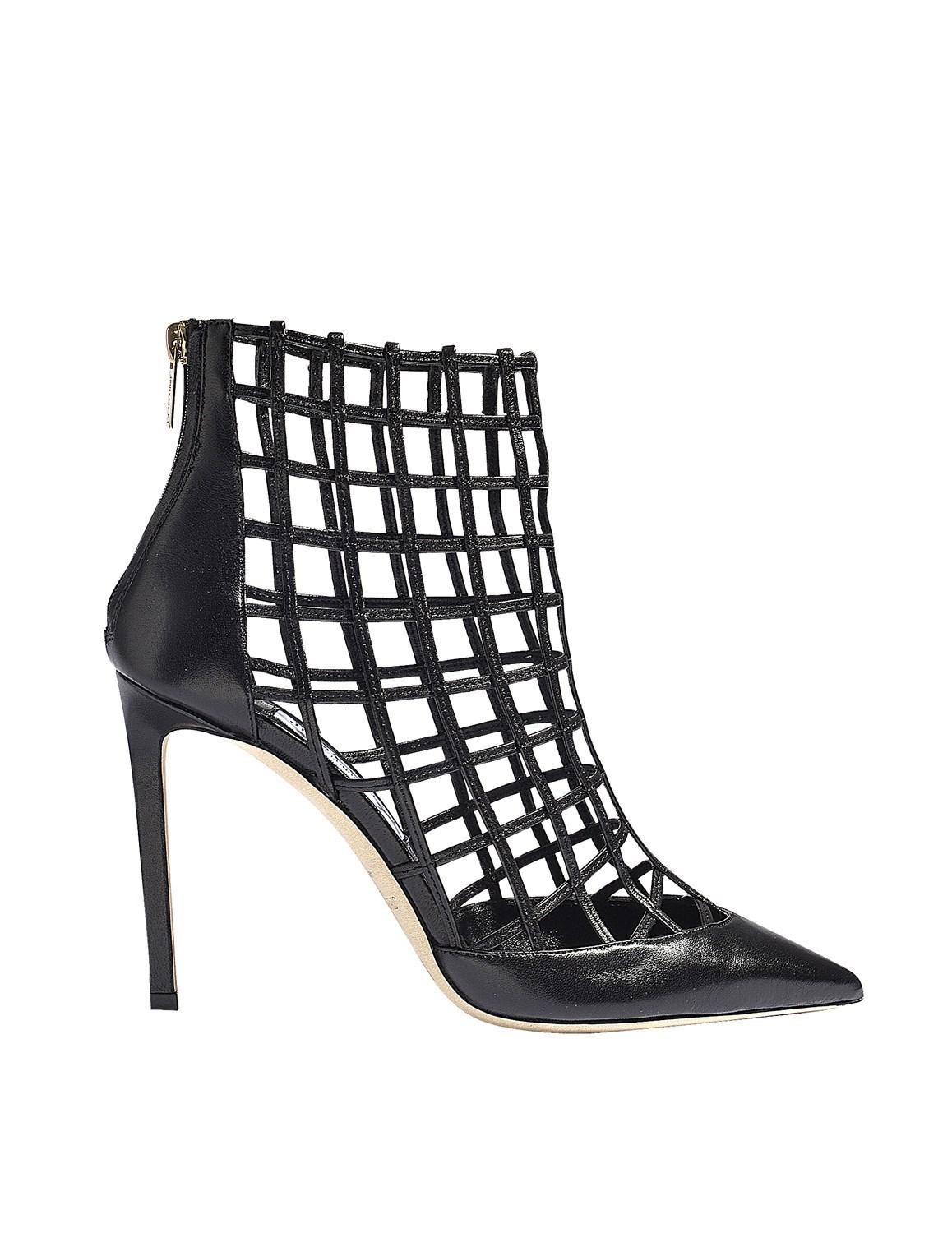 jimmy choo caged booties