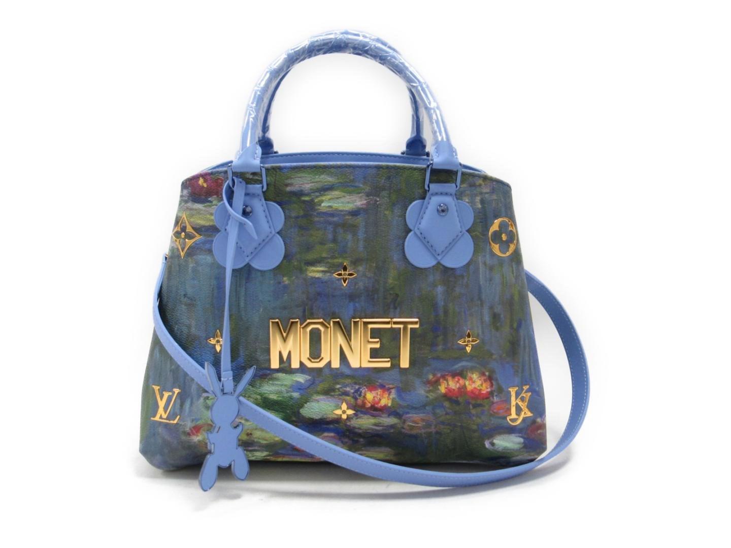 Louis Vuitton Monet Montaigne Mm 2way Handbag M43381 Pvcx Leather Multicolor in Blue - Lyst