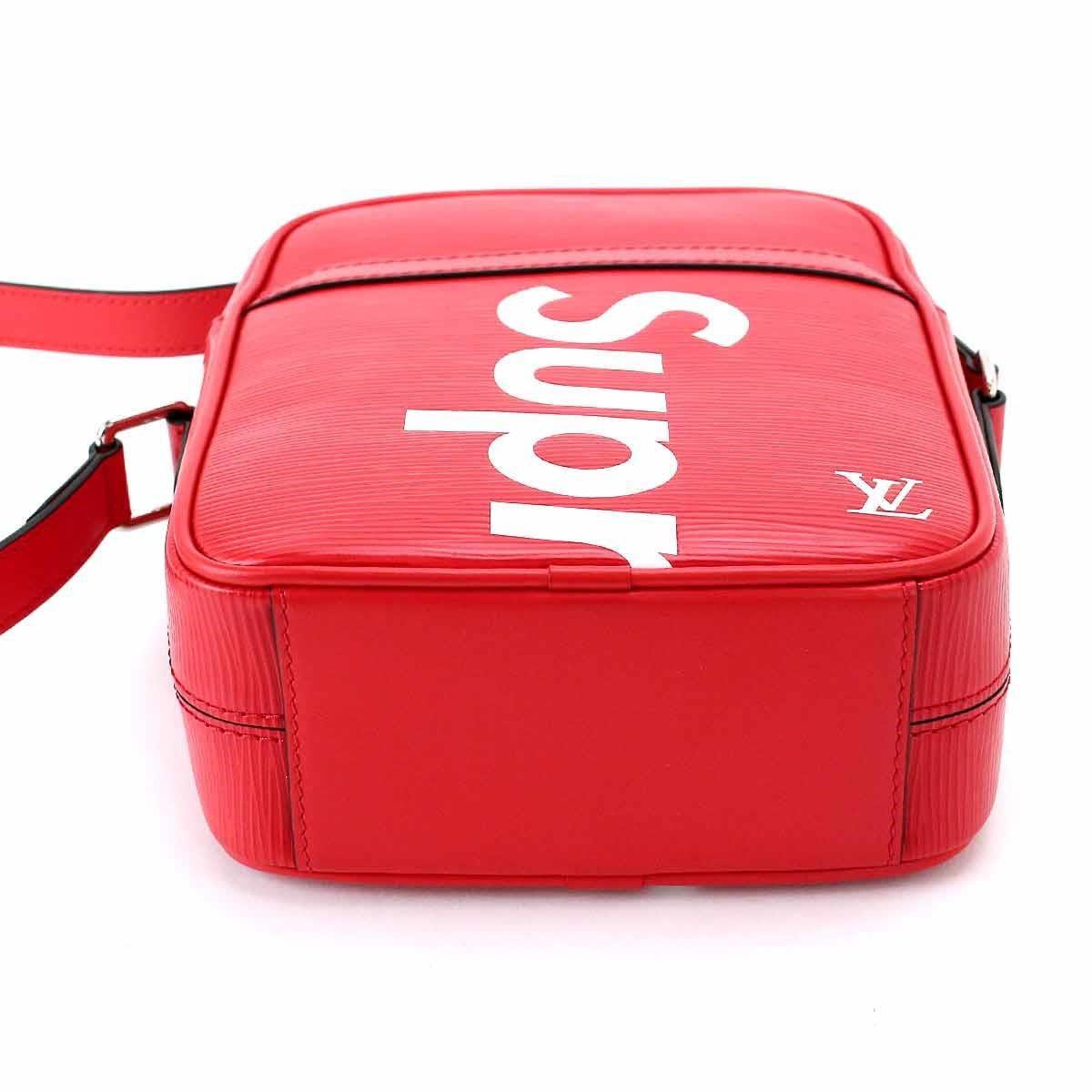 Louis Vuitton Supreme Danube Pm Shoulder Bag Epi Leather M53417 90041135.. in Red - Lyst