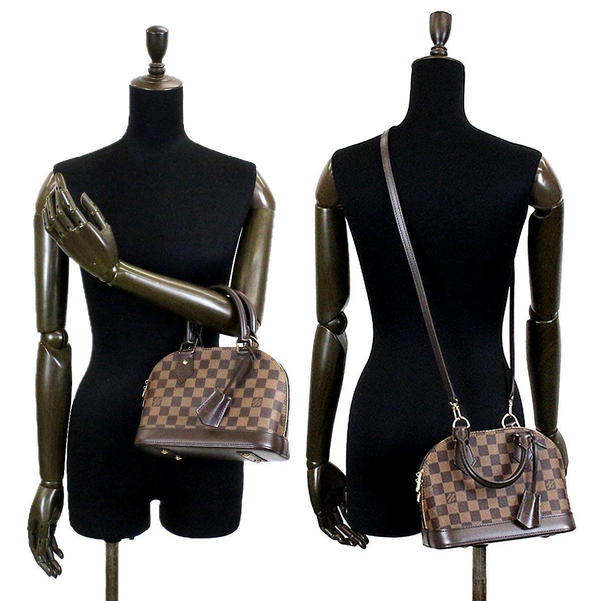 Louis Vuitton Canvas Damier Alma Bb 2way Hand Shoulder Bag Ebene N41221 90043104.. in Brown - Lyst