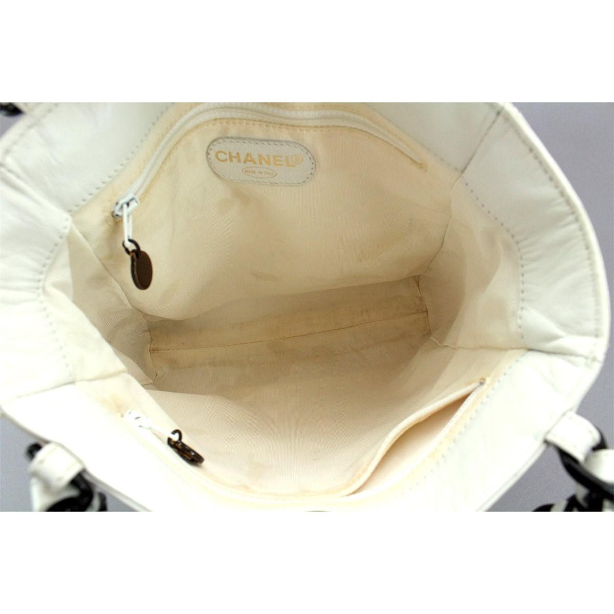 chanel plastic tote bag