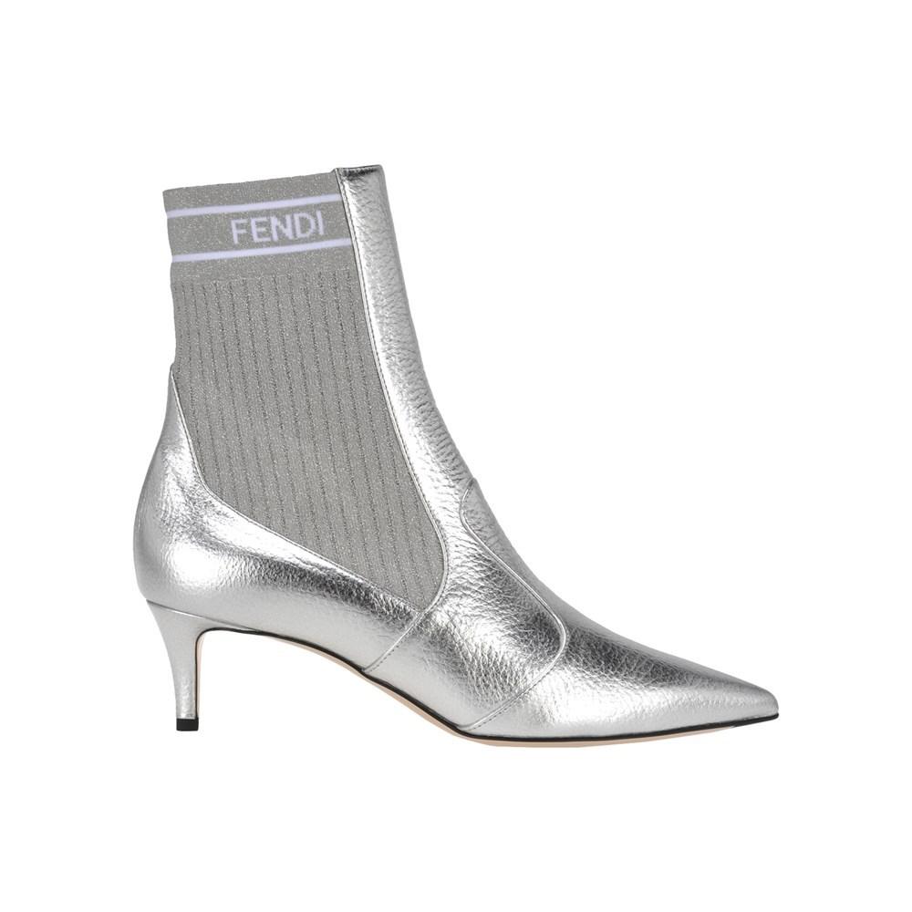 silver fendi boots