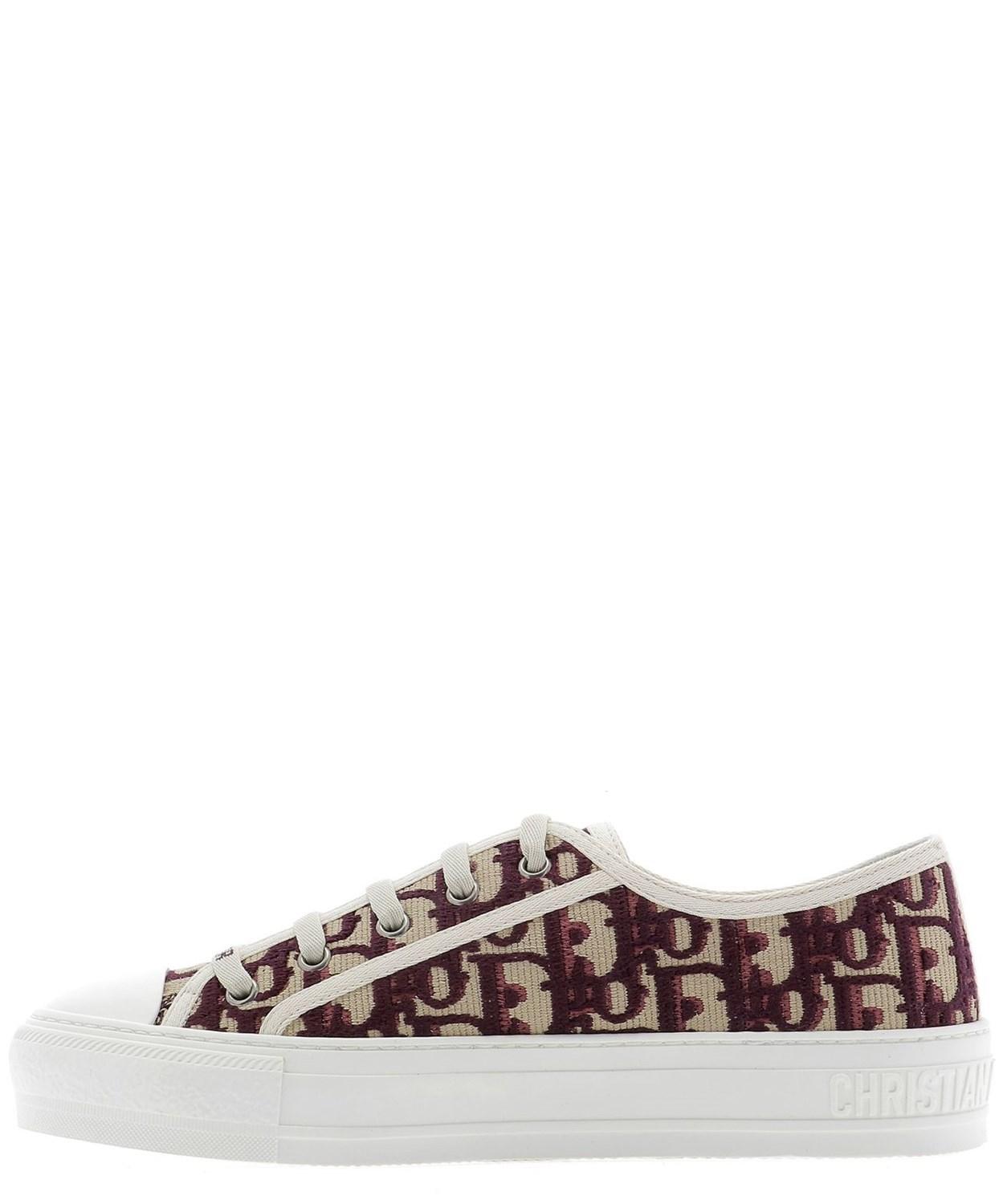 burgundy dior sneakers