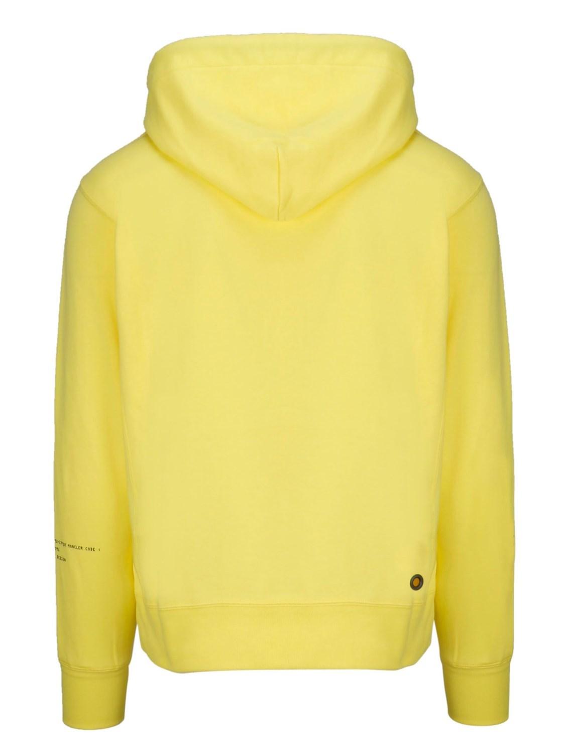 Moncler Genius Cotton Moncler X Fragment Logo Hoodie in Yellow for Men ...