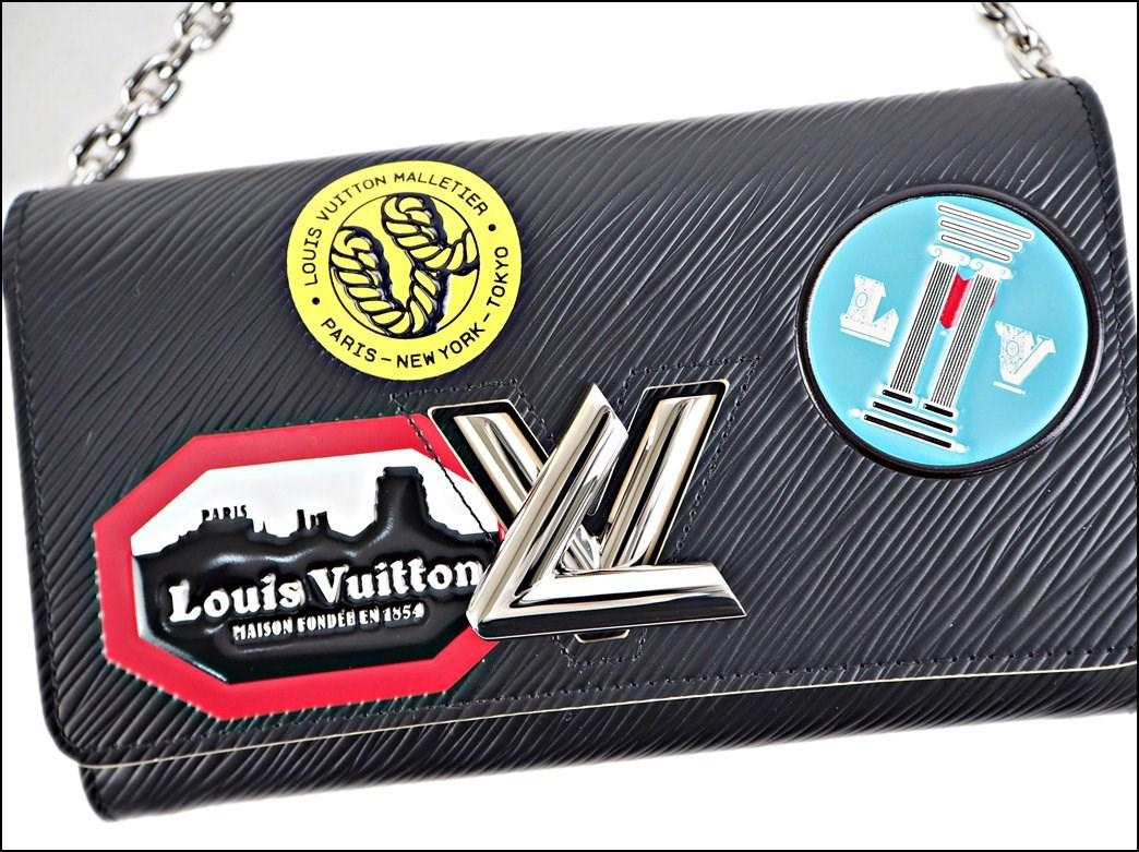 Louis Vuitton Mini Shoulder Bag Twist Mm Epi Leather Noir Black M52105 Classic Hotel Sticker (s ...