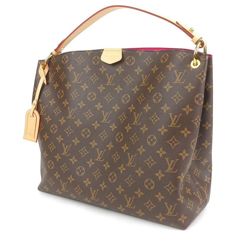 Louis Vuitton Canvas Monogram Graceful Mm Shoulder Bag M43704 in Brown - Lyst