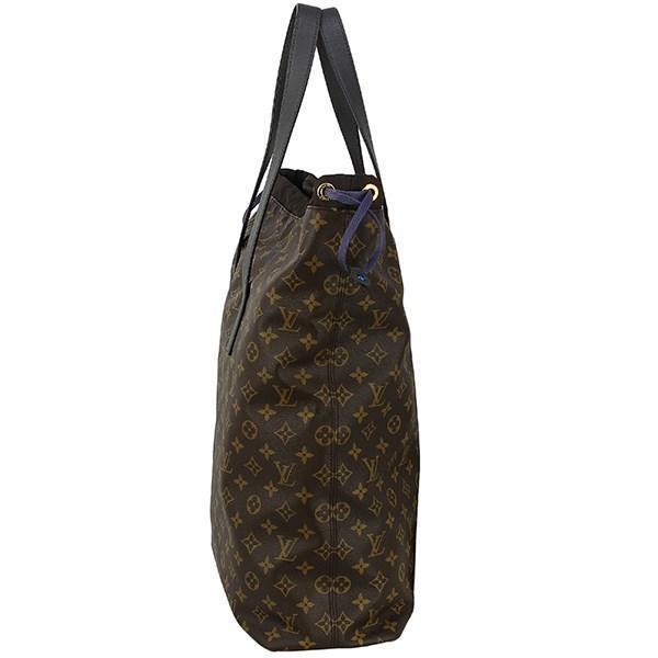 Louis Vuitton Canvas Cabas Light With Porch Taiga Monogram Split Brown Blue Tote Bag Handbag for ...