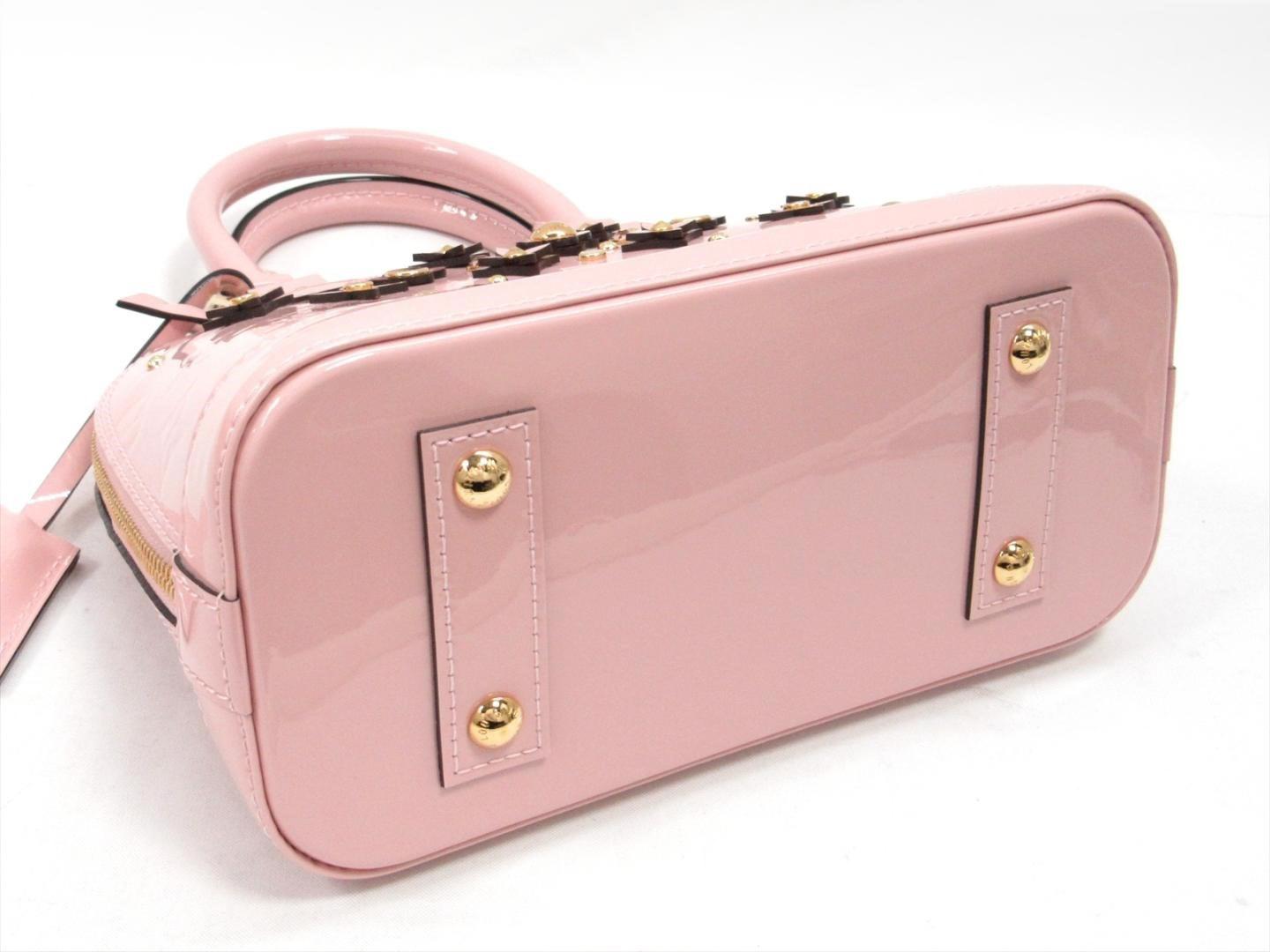 Louis Vuitton Monogram Vernis Alma Bb 2way Handbag Light Pink M90989 - Lyst
