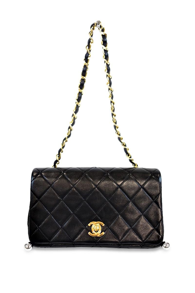 chanel mini matelasse chain shoulder bag