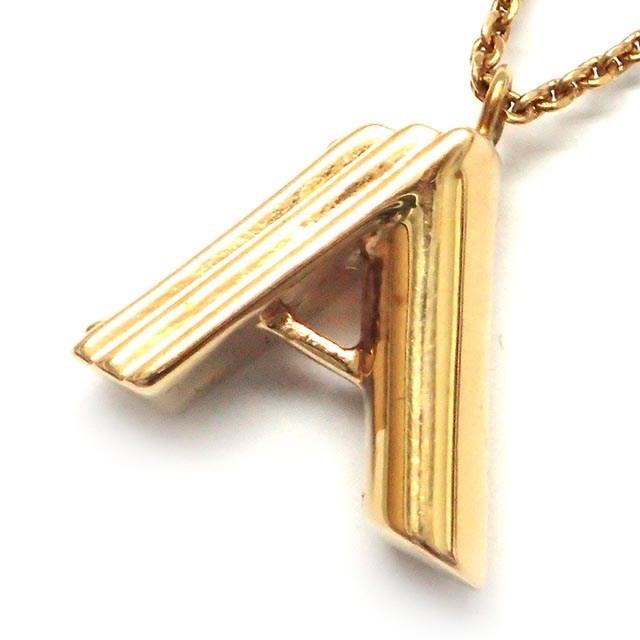 Louis Vuitton Lv&me Initial Necklace A Motif M61056 Yellow Gold in Metallic - Lyst