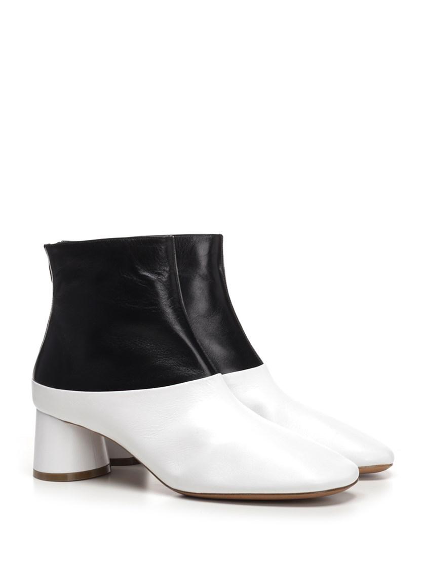 celine two tone boots