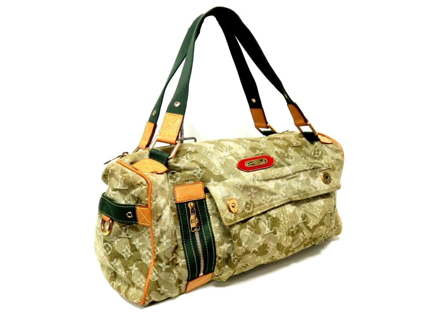 Louis Vuitton Lys Boston Bag Handbag Totebag M95771 Monogamo Flague Green Khaki - Lyst