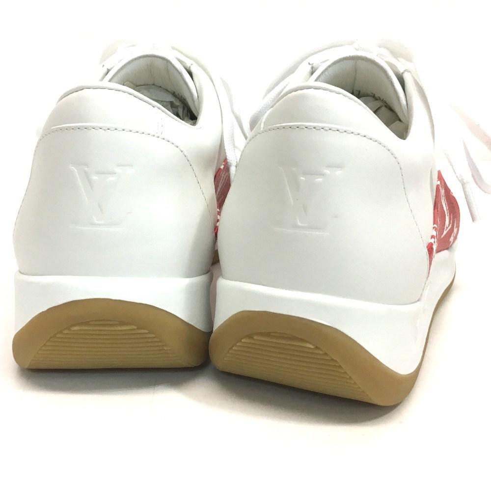 Louis Vuitton Leather Unused!! ×supreme 17aw Supreme Monogram Sport Sneaker in Red - Lyst