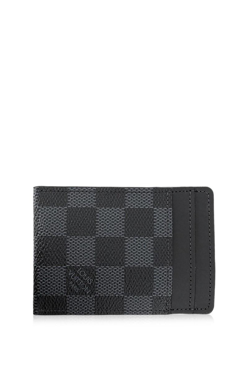 Louis Vuitton N61000 Lv Pince Wallet Damier Graphite Canvas