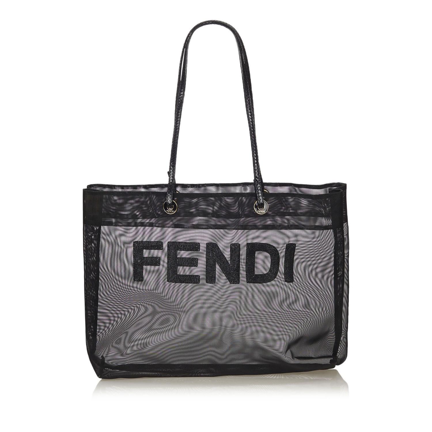 fendi mesh pouch
