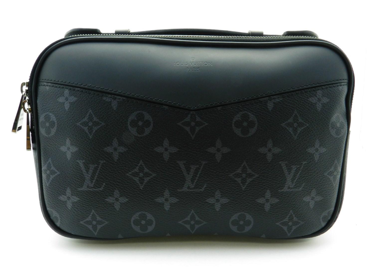 Louis Vuitton Authentic Bumbag Monogram Eclipse M42906 Cross-shoulder Bag in Black for Men - Lyst