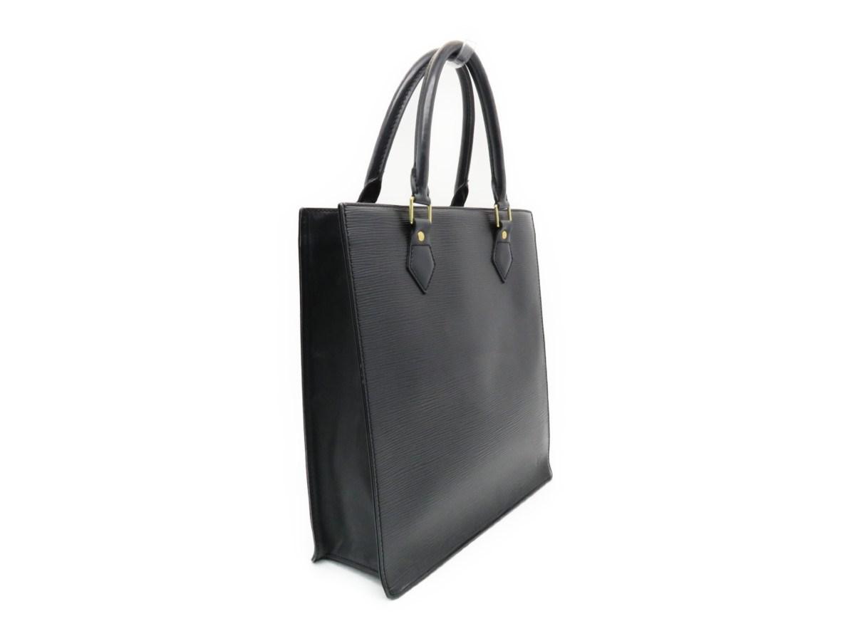 Louis Vuitton Sac Plat Handbag Tote Bag Epi Leather Black M51140 5229 - Lyst