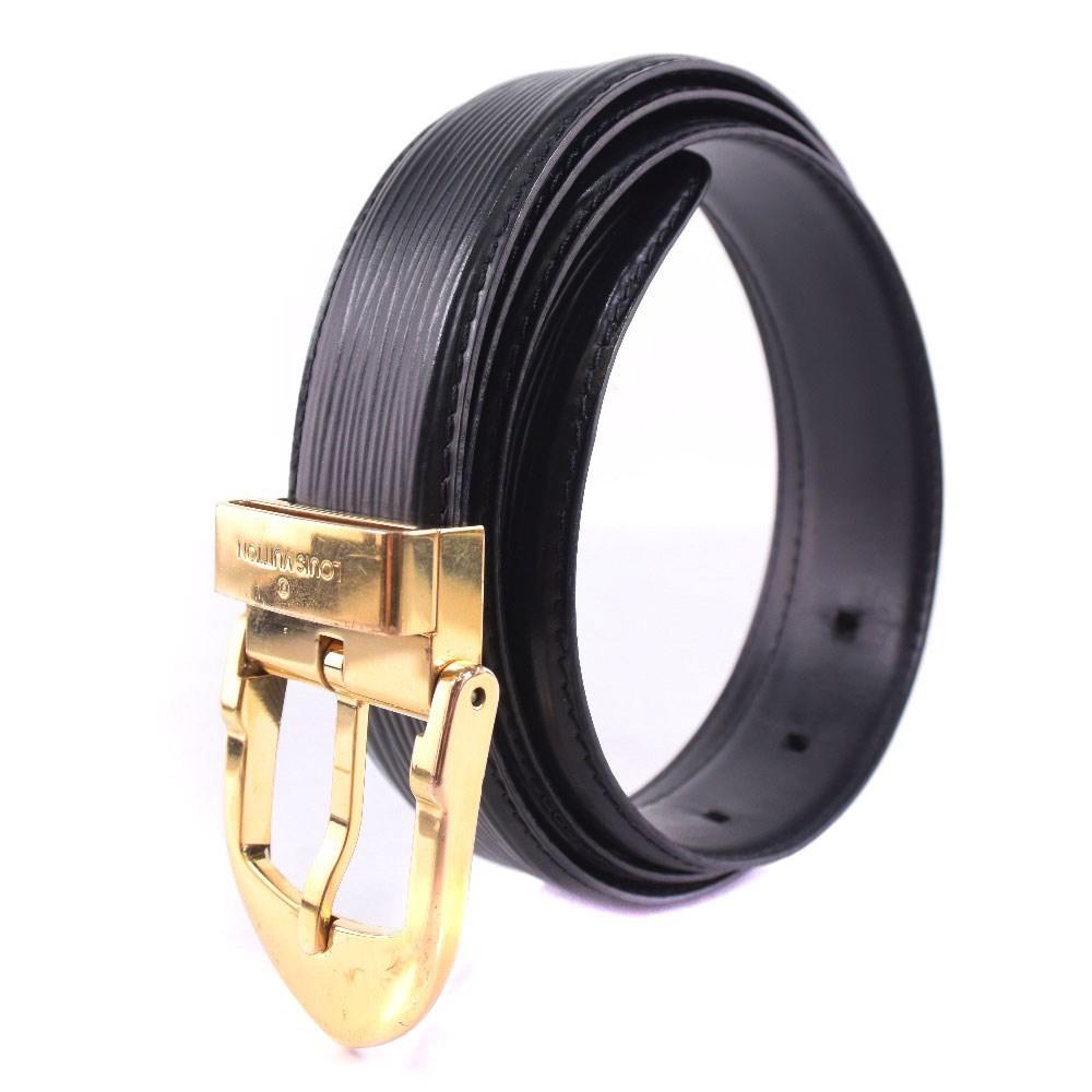 Louis Vuitton R15002 Epi Leather Noir Black Belt Mens for Men - Lyst