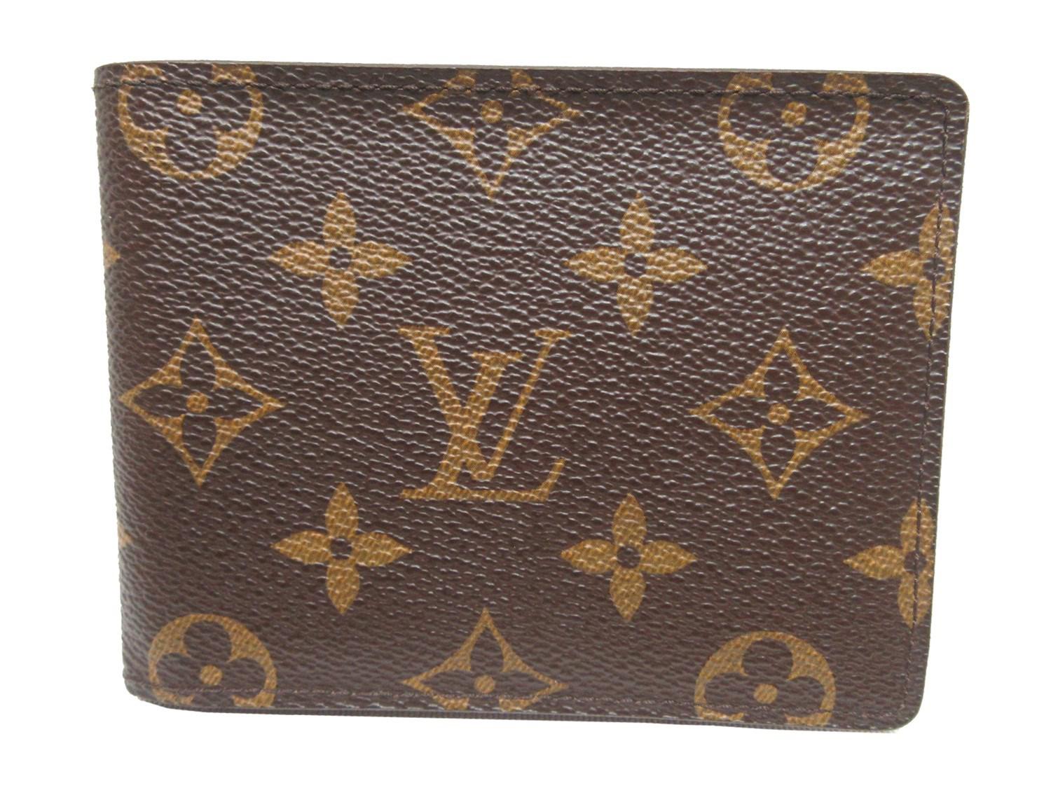 Louis Vuitton Monogram Portefeuille Multiple Wallet M60895 in Brown for Men - Lyst
