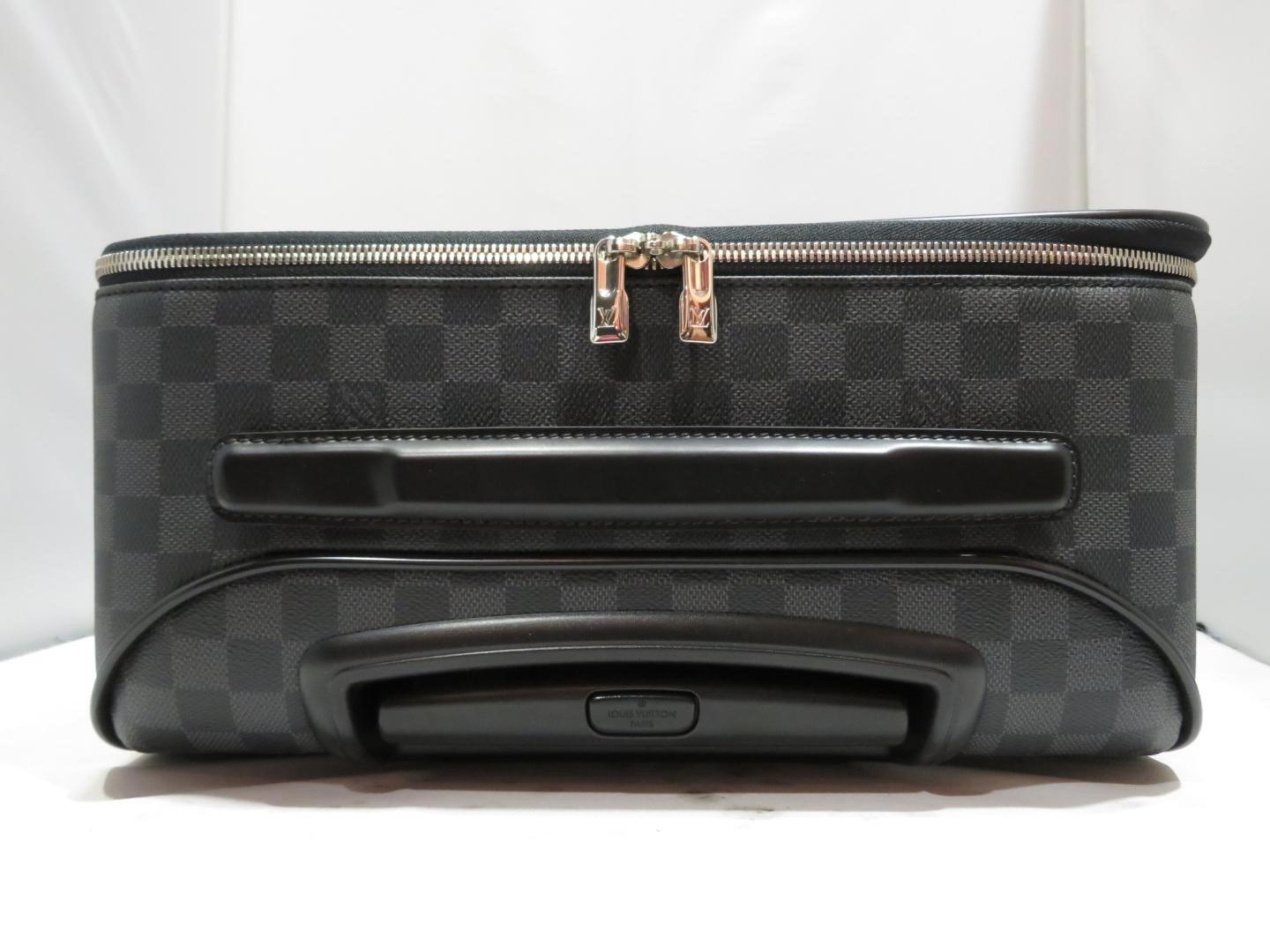 Louis Vuitton Pegase 45 Luggage Bag Damier Graphite Canvas N23302 Black for Men - Lyst