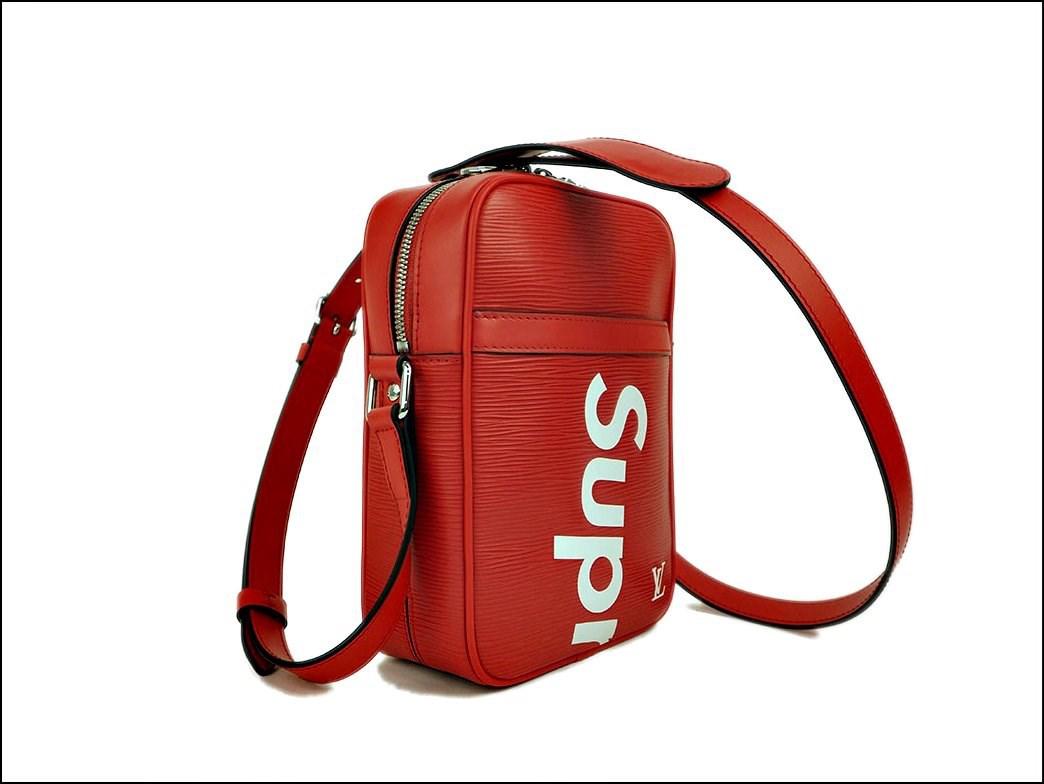 Louis Vuitton X Supreme Messenger Bag Danube Pm Shoulder Epi Leather Red M53417 (s) - Lyst