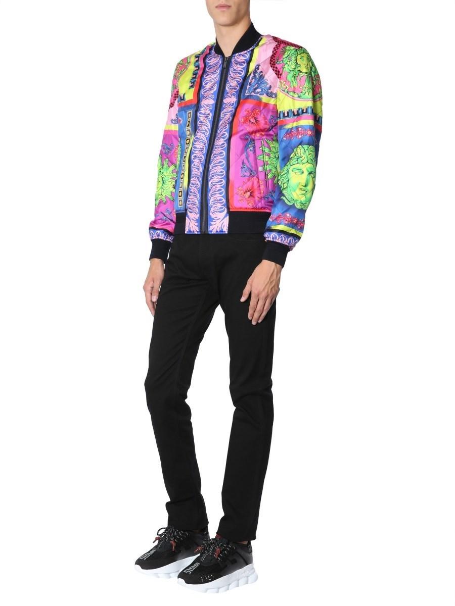 Versace Psychedelic Bomber Jacket in White for Men Lyst