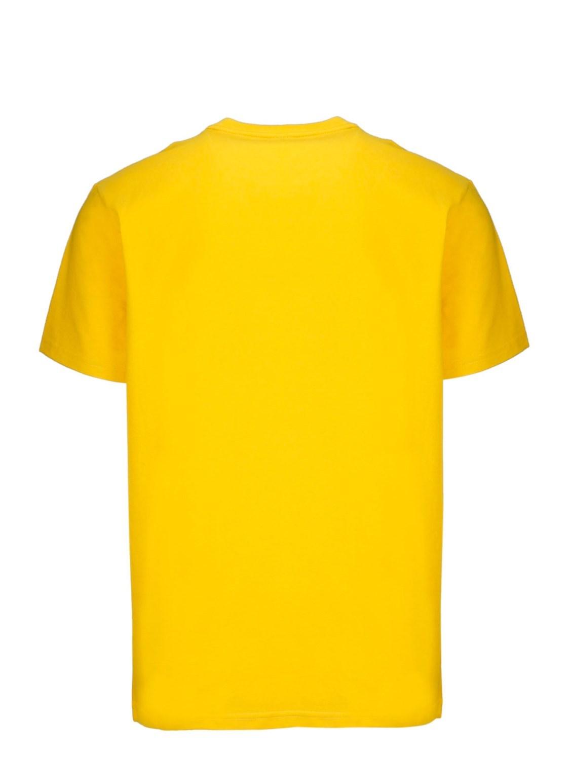 Moncler Men's Logo T-shirt in Yellow for Men - Lyst