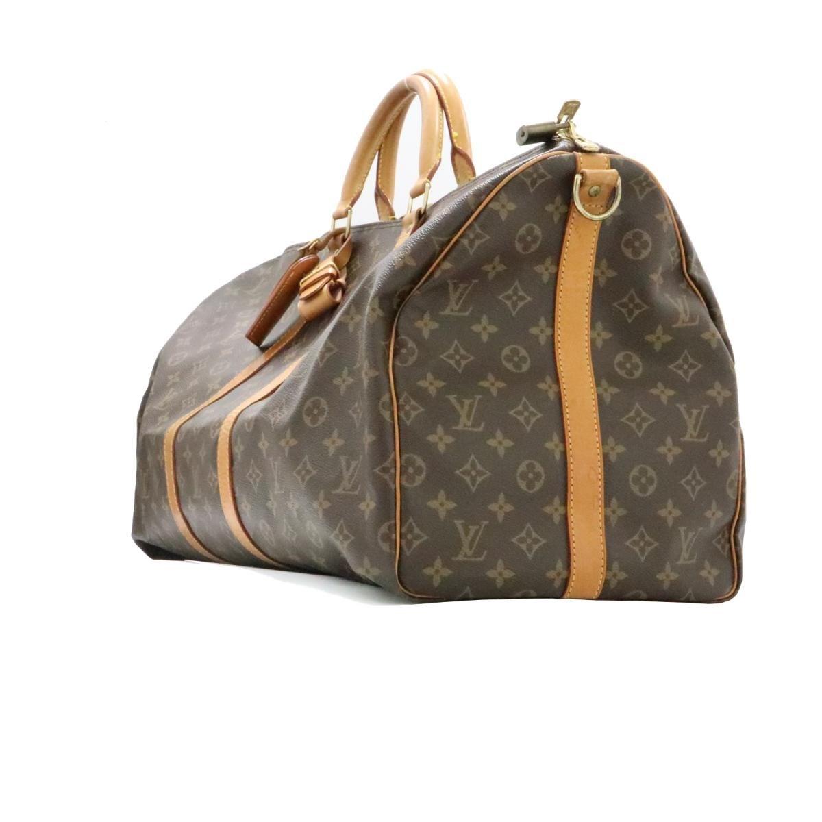 Louis Vuitton Authentic Keepall Bandouliere55 Boston Shoulderbag M41414 Monogram in Brown for ...