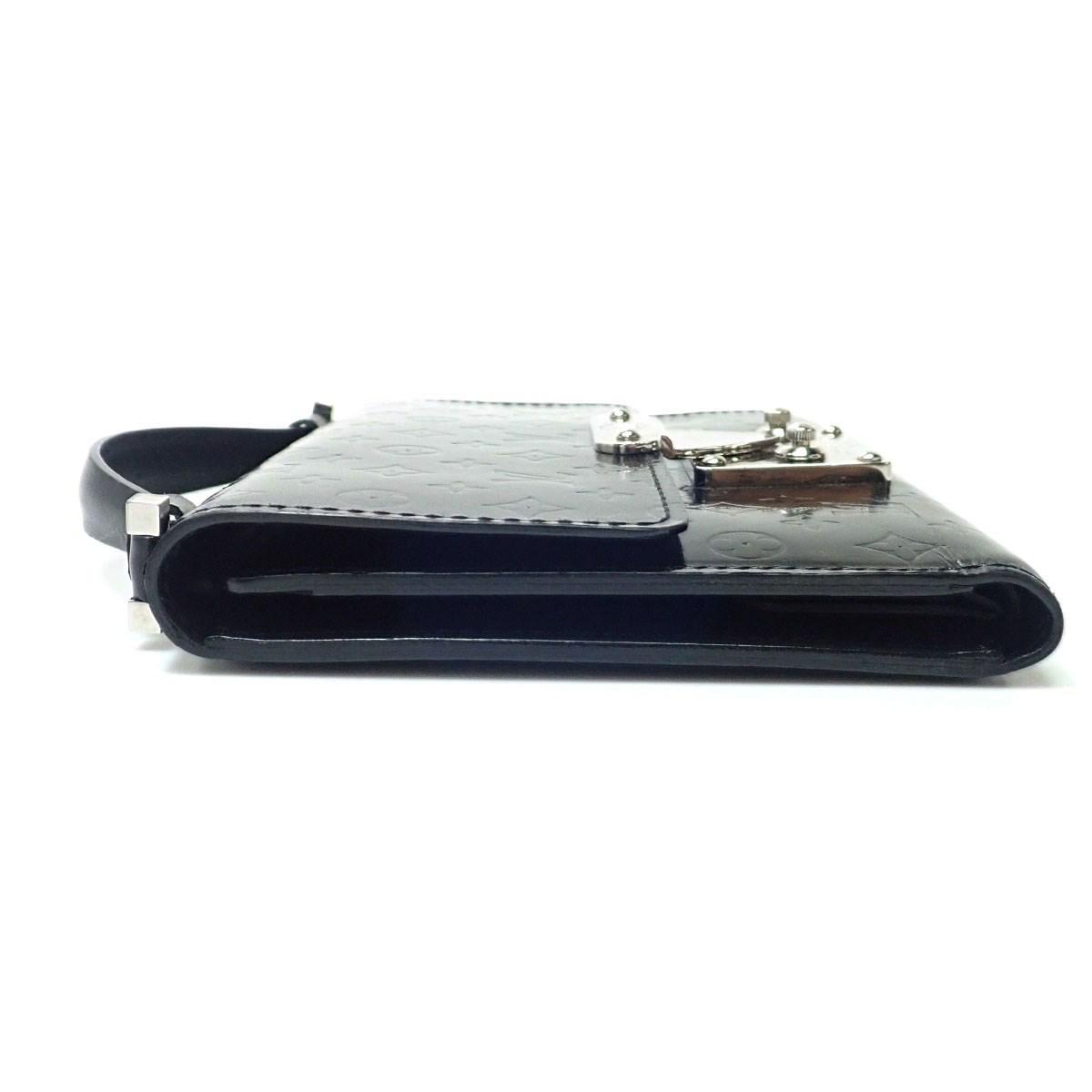 Louis Vuitton Monogram Setaria Bifold Wallet No Coin Pocket M92232 Annushka Pm in Black - Lyst
