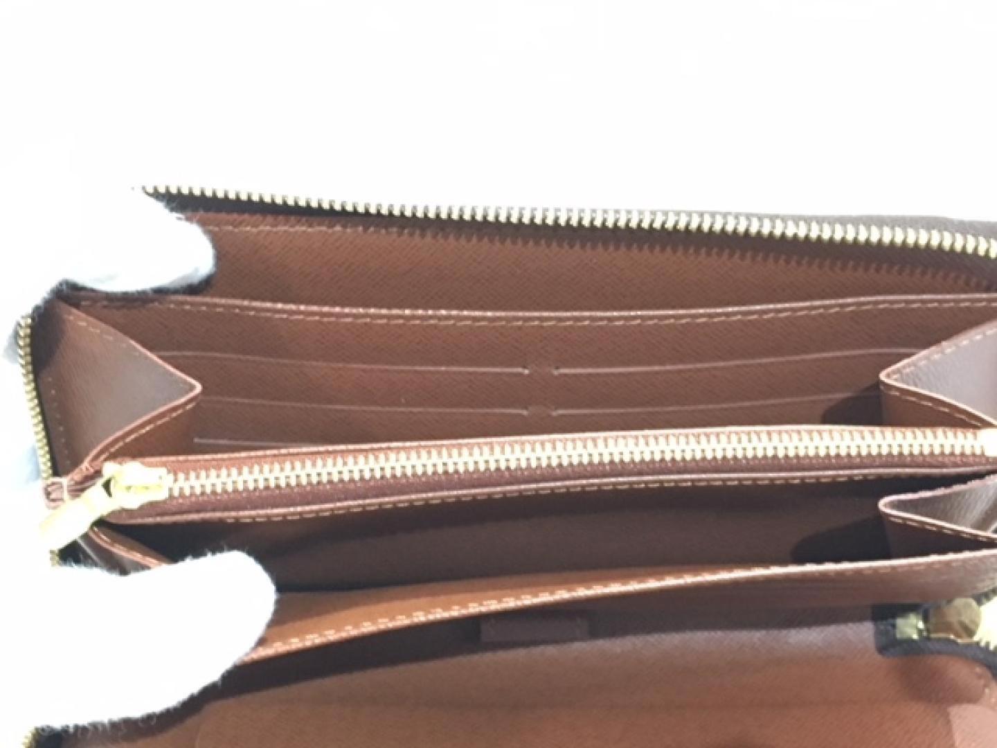 Louis Vuitton Monogram Zippy Organizer Wallet Brown Leather M60002 - Lyst