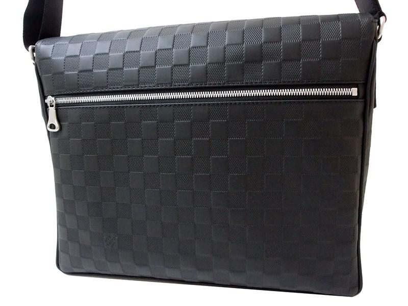 Louis Vuitton District Mm Damier Infini Leather Black Shoulder Bag Messenger Bag [new] for Men ...