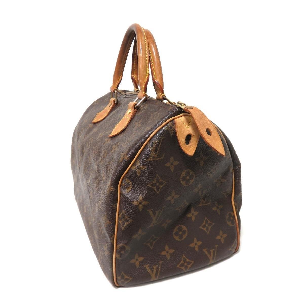 Louis Vuitton Authentic Speedy 30 Handbag M41526 Monogram Used Vintage in Brown - Lyst