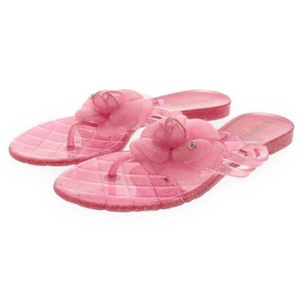 coco chanel jelly sandals