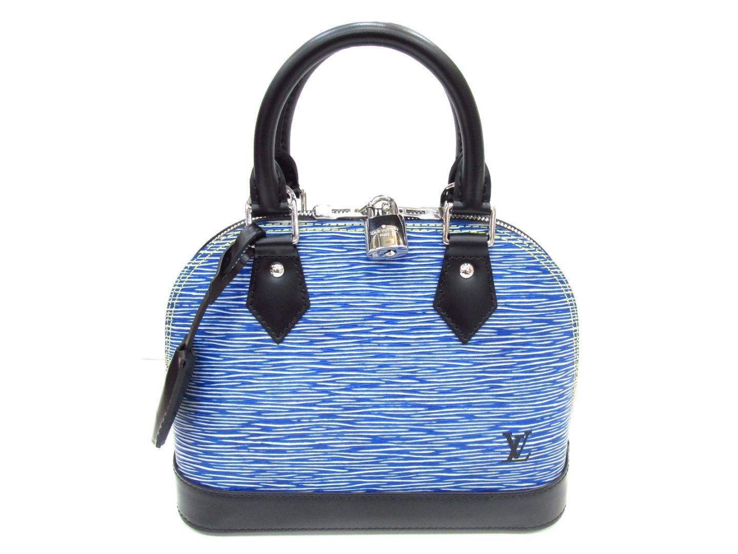 Louis Vuitton Alma Bb 2 Way Shoulder Bag Epi Leather Blue M41437 - Lyst