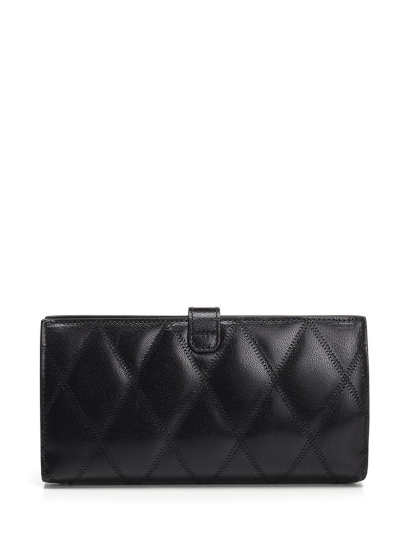 Givenchy Gv3 Quilted Leather Wallet in Black Lyst
